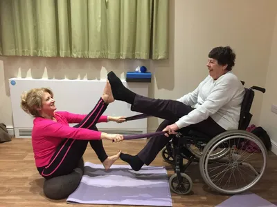 Yoga class with Michelle