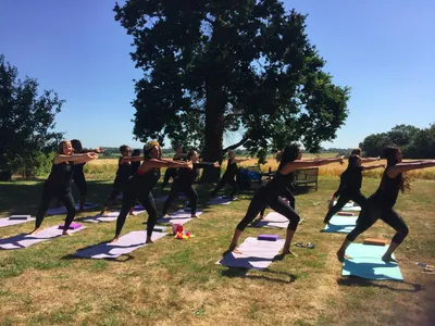 Yoga class with Michelle