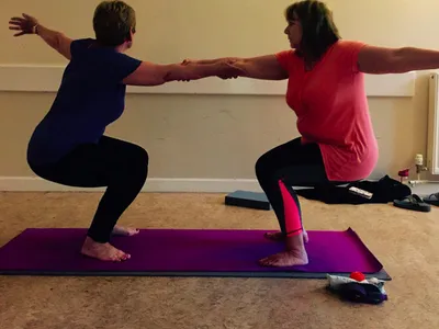 Yoga class with Michelle