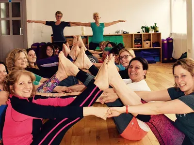 Yoga class with Michelle